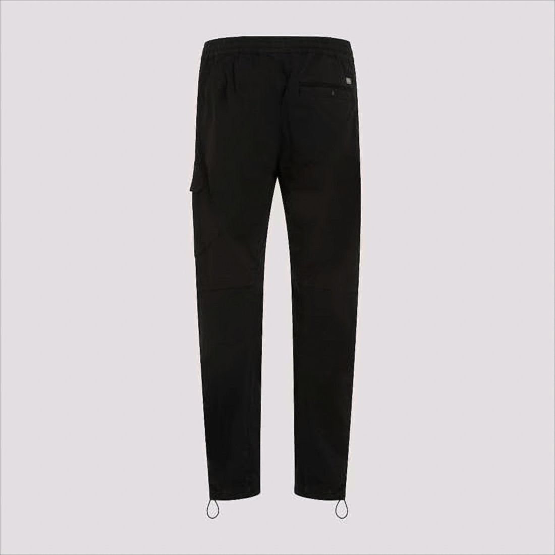 C.P. Company Straight Pants With Elastic Waistband And Cargo Pocket