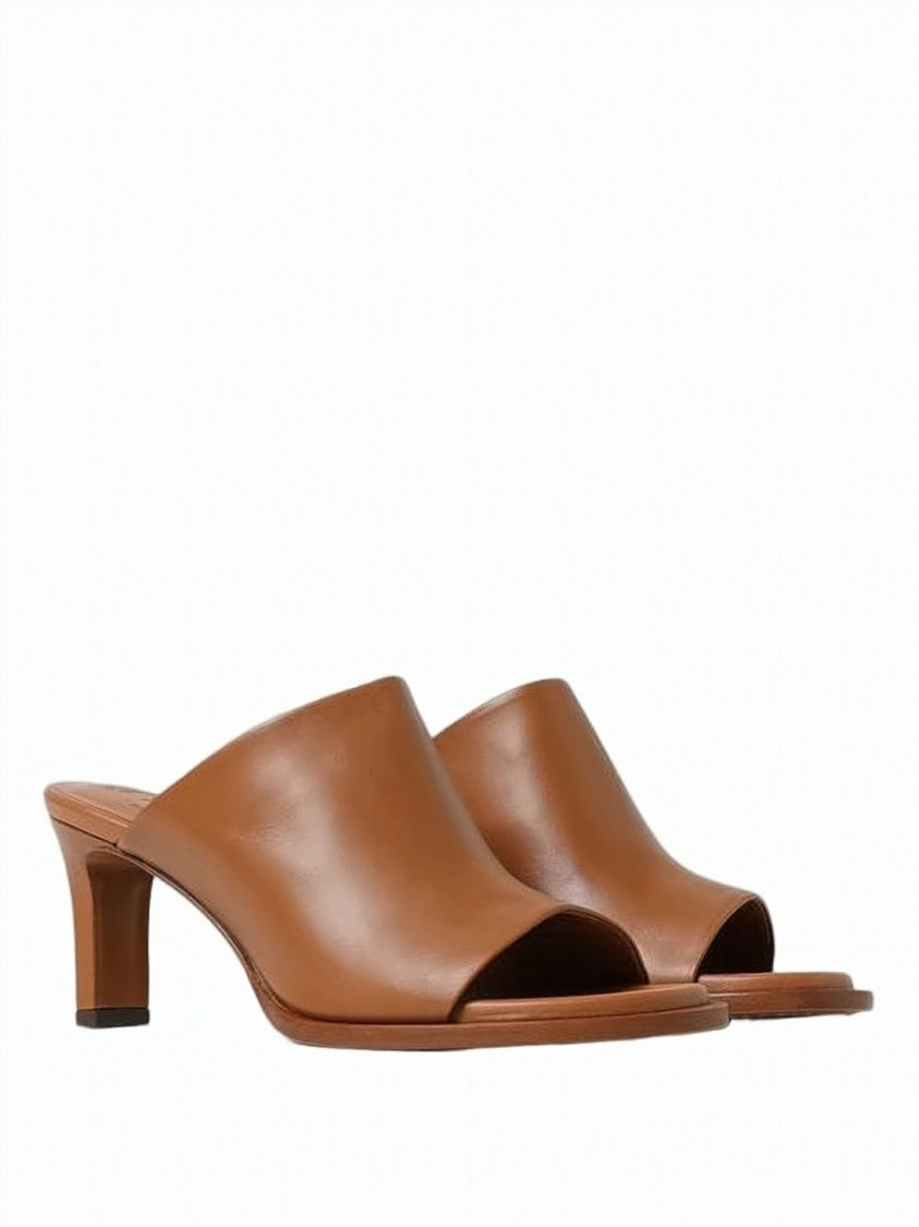 Tod's Calf Leather Mule-Style Pump With Open Toe