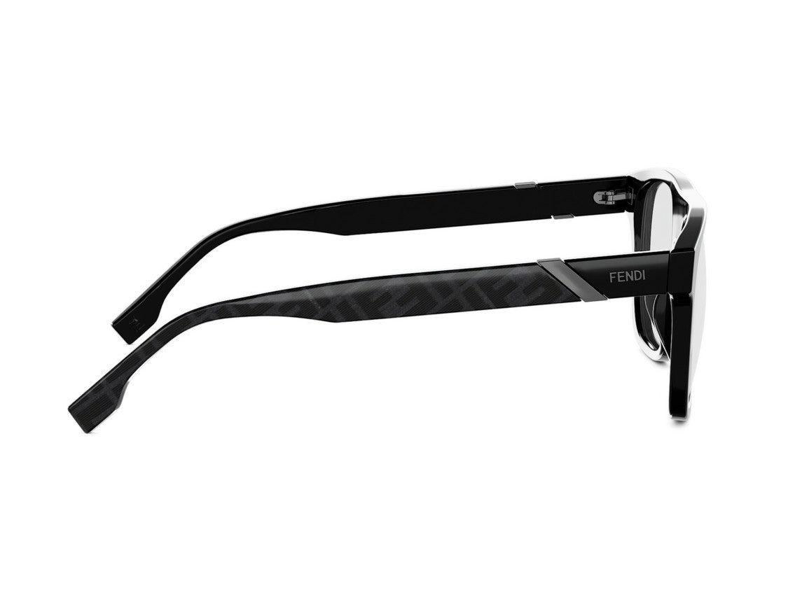 Fendi Fe50138i Textured Oversized Square Sunglasses