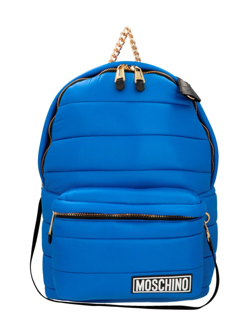 Moschino Quilted Hooded Backpack