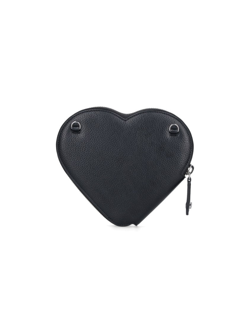 Vivienne Westwood "New Heart" Crossbody Bag – Black