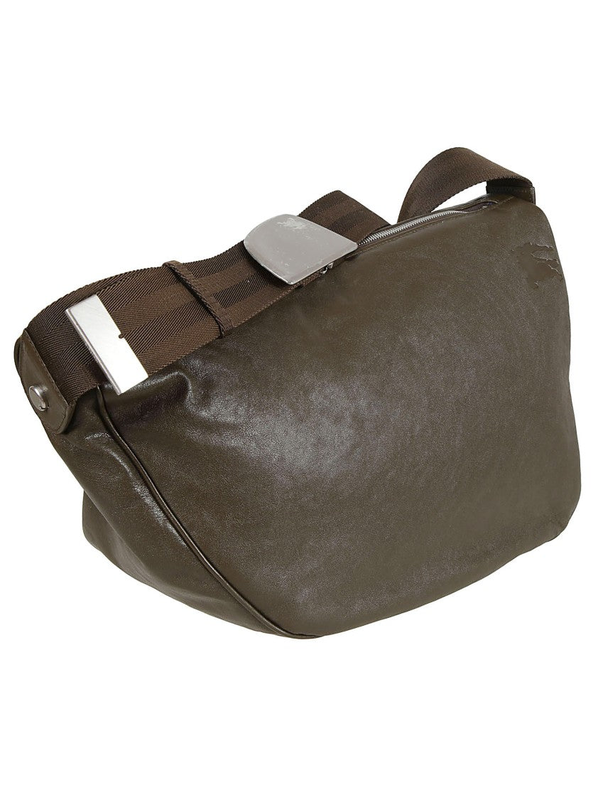 Burberry Lamb Leather Bag With Zip Closure