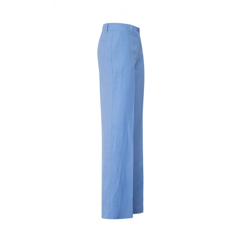 P.A.R.O.S.H. Raisa25 Light Blue Viscose Pants
