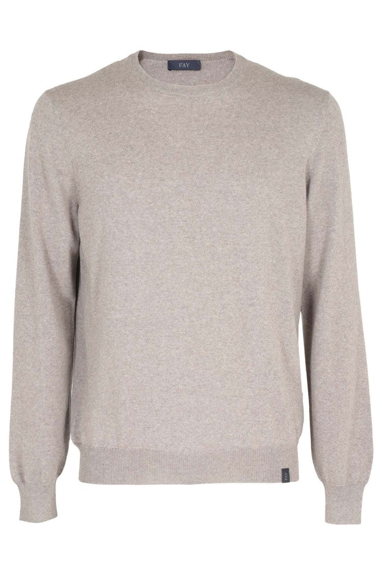 Fay Light Khaki Sweater