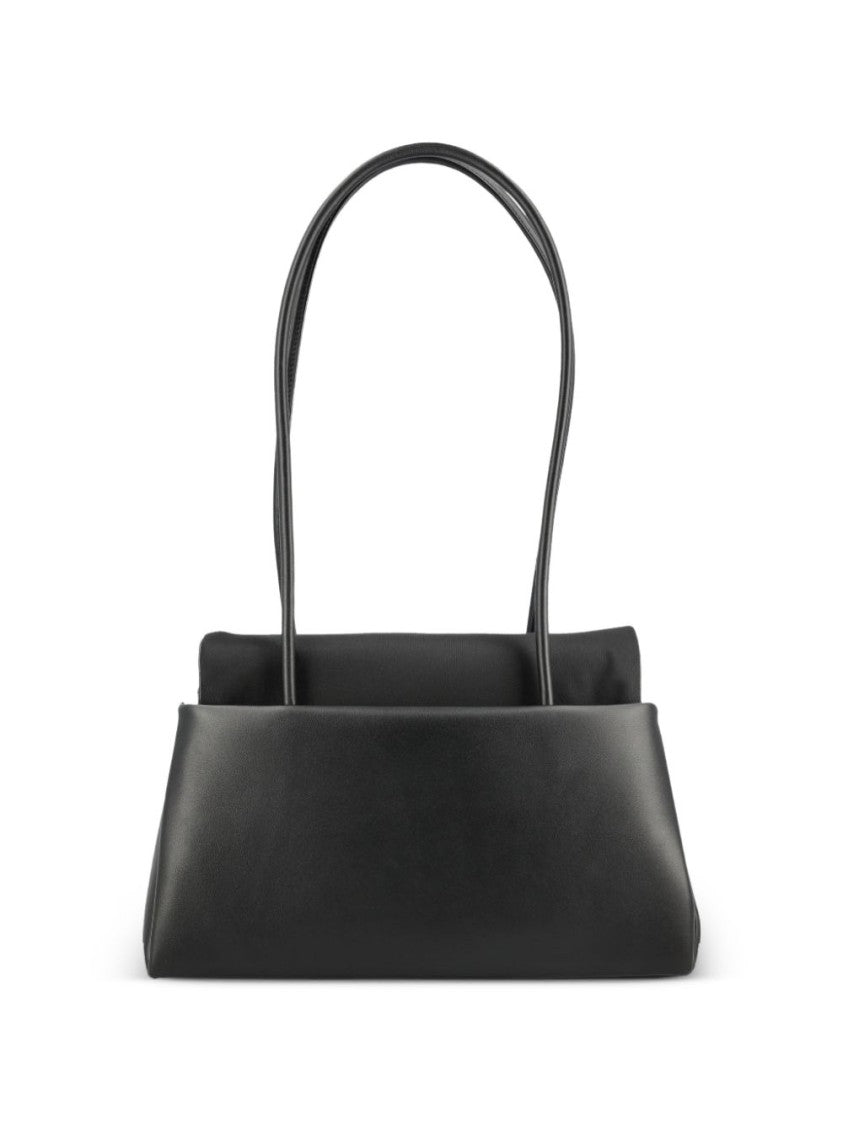 Prada Black Passage Leather Re-Nylon Flap Bag