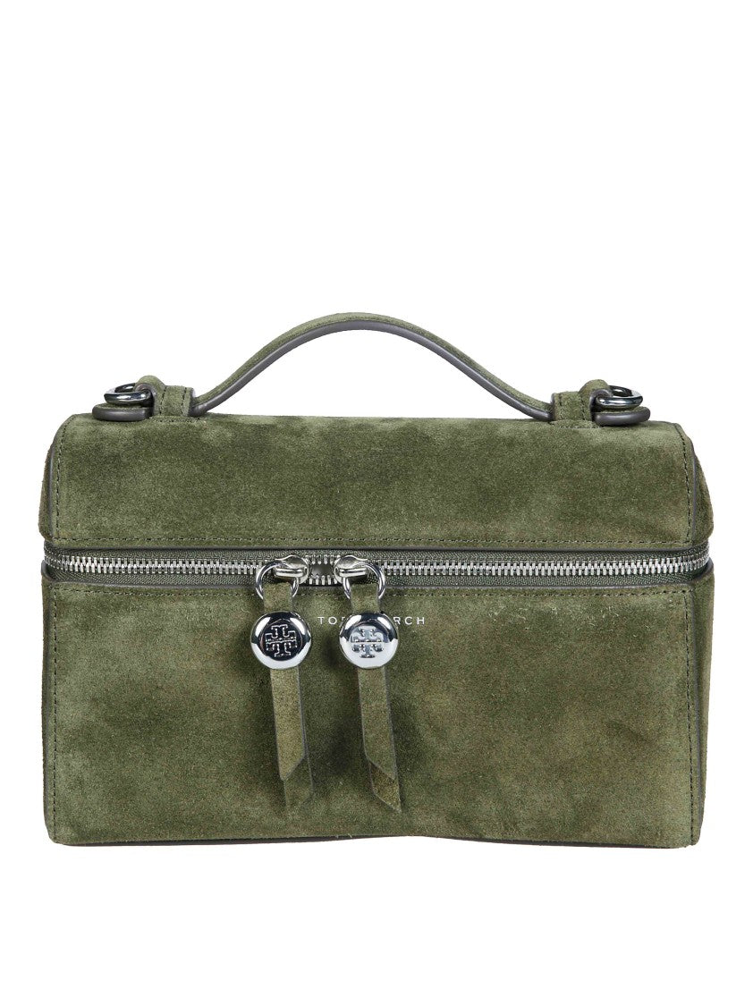Tory Burch Romy Suede Top Handle Bag