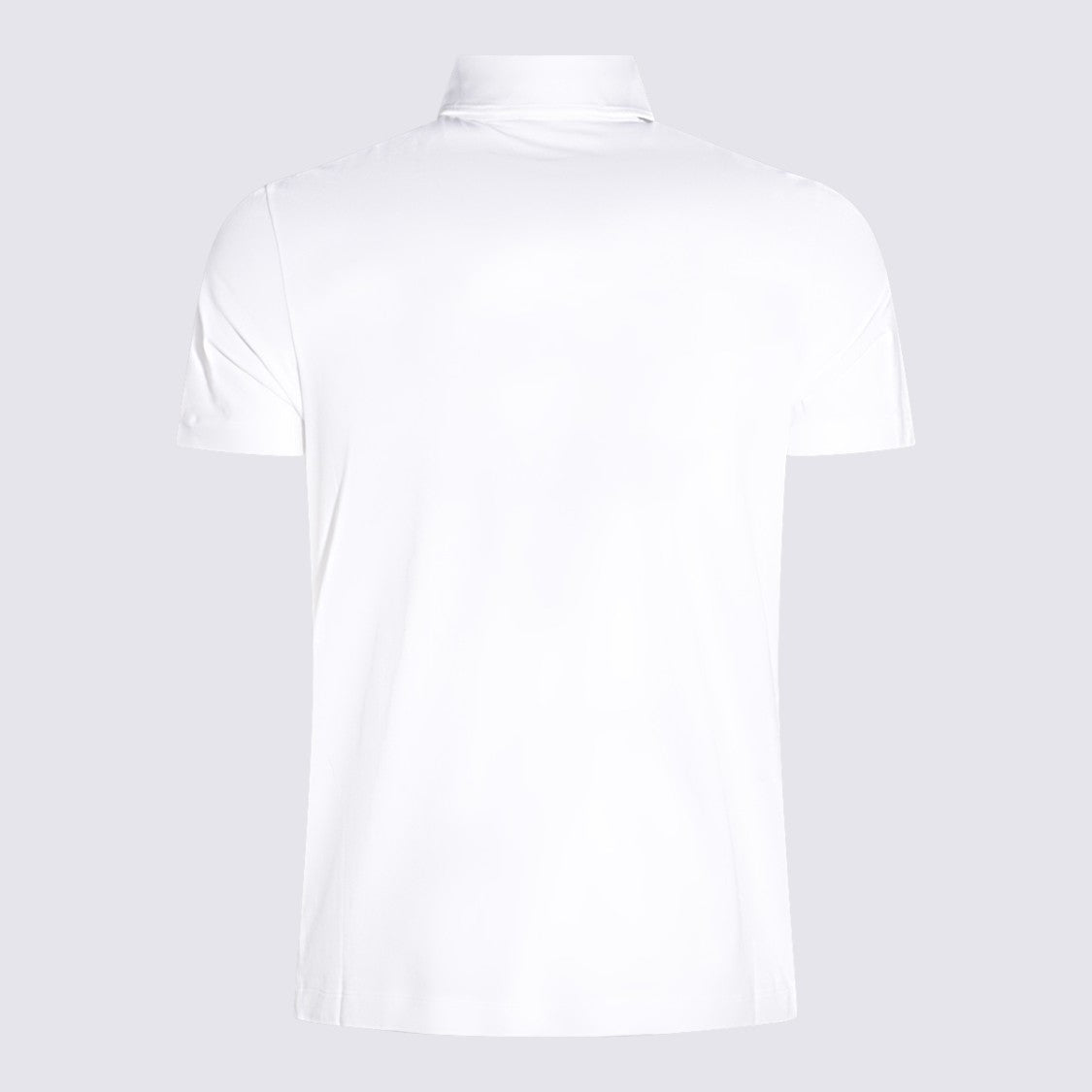 Malo Smooth Cotton White Polo Shirt