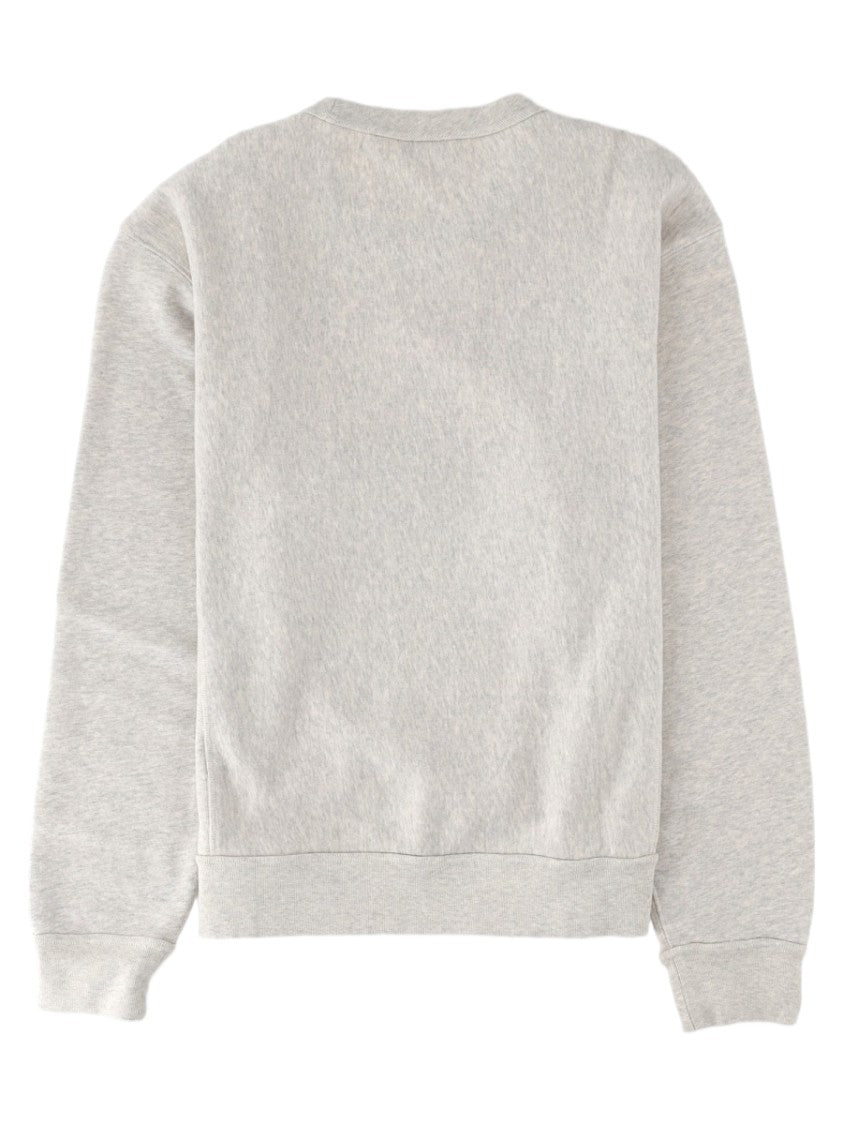 Kenzo Light Grey Eiffel Tower Printed Cotton Sweatshirt