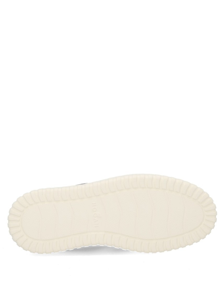 Hogan H-Stripes Suede Chunky Sneakers