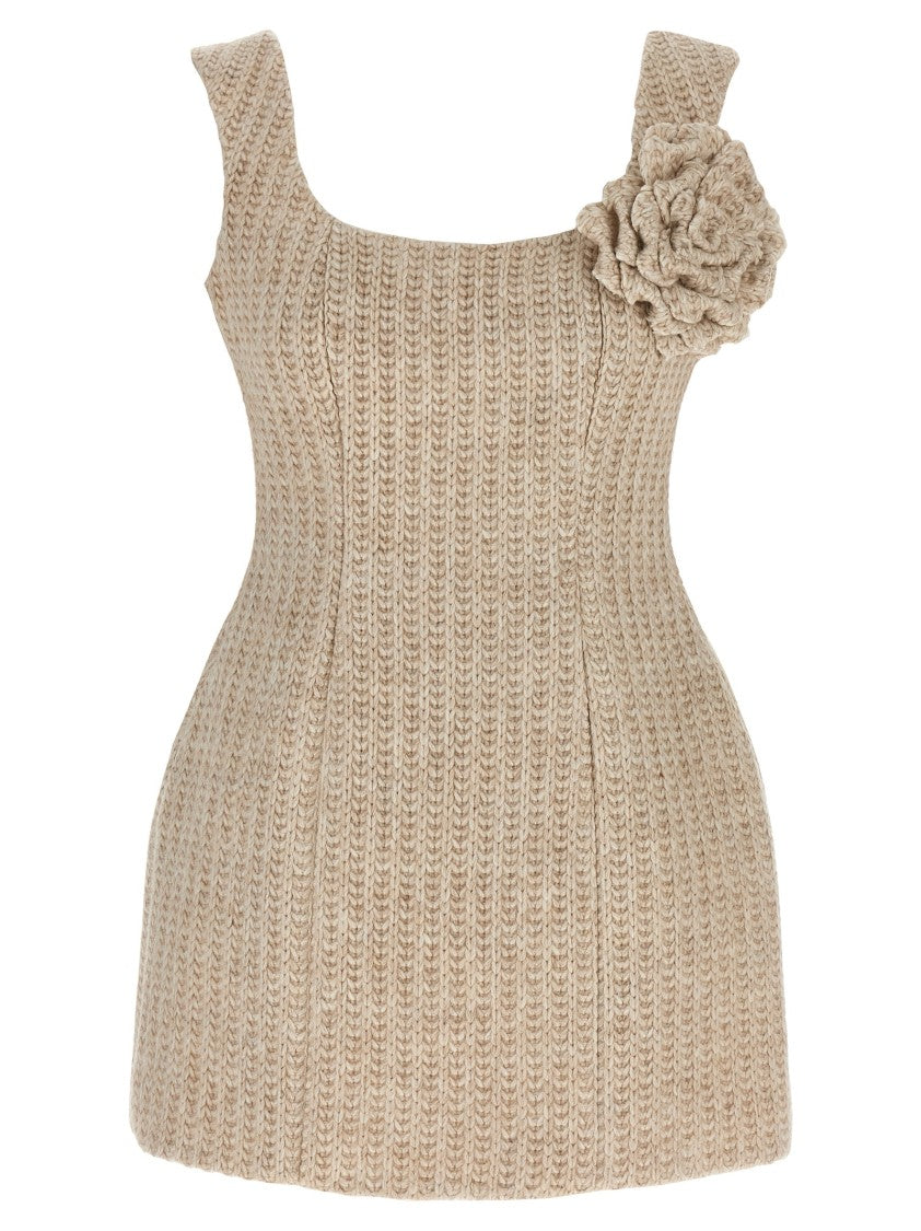 Giuseppe Di Morabito Alpaca Blend Mini Dress With Hourglass Silhouette