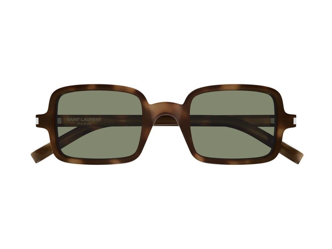 Saint Laurent Sl 332 Bold Tortoiseshell Oversized Square Sunglasses