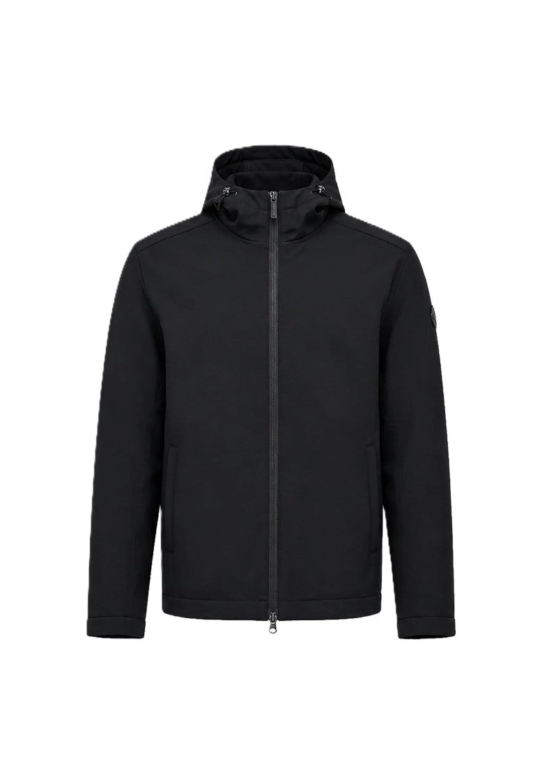 Colmar Hooded Black Minimalist Jacket