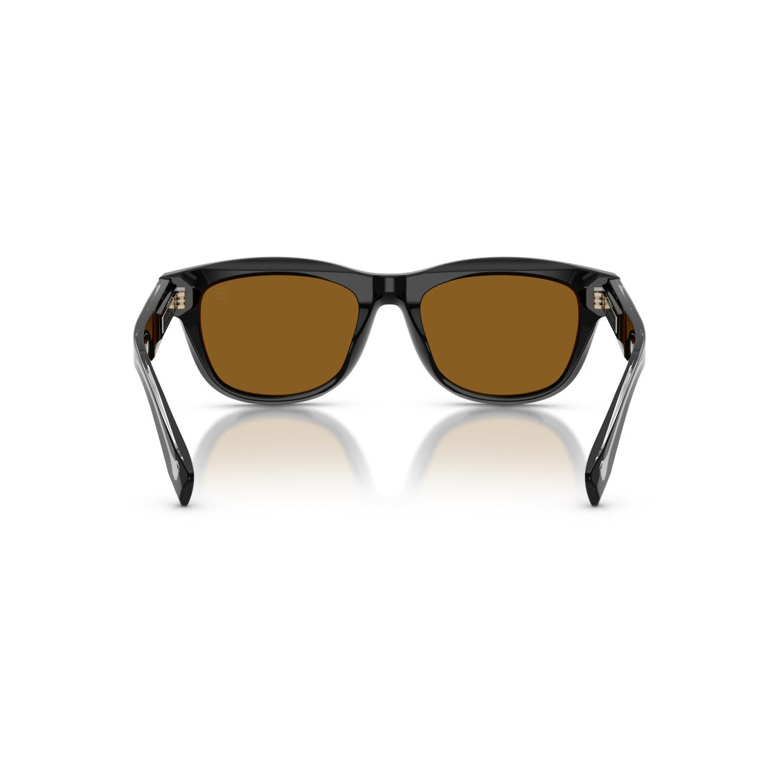 Brunello Cucinelli 0Bc3016s Rectangular Frame Sunglasses In Glossy Black Acetate