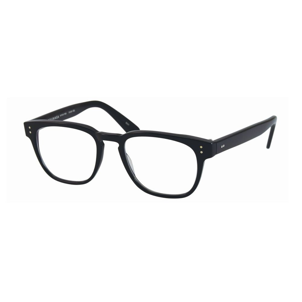 Masunaga 11Dm4bl0a Rectangular Celluloid Sunglasses With Polished Finish