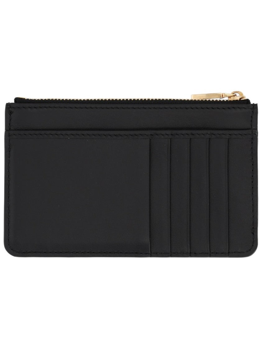 Dolce & Gabbana Zippered Compartment Leather Wallet