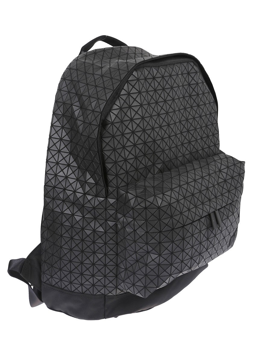 Bao Bao Issey Miyake Geometric Pattern Leather Backpack With Padded Shoulder Straps