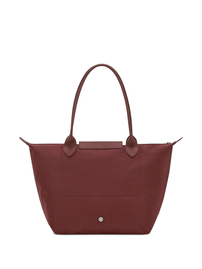 Longchamp Medium Trapezoidal Tote Bag With Smooth Fabric