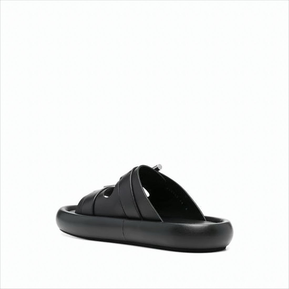 Alexander Mcqueen Padded Sole Sandals With Statement Buckles
