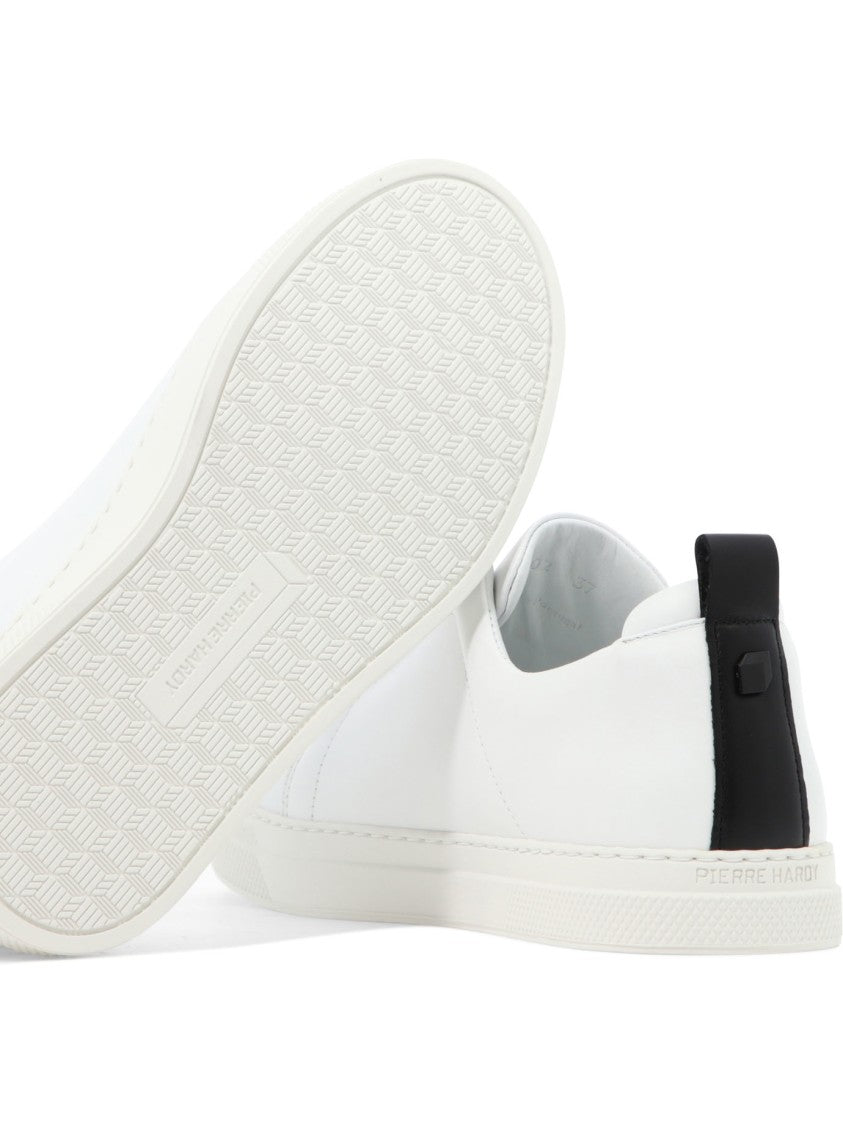 Pierre Hardy White Leather Sneakers