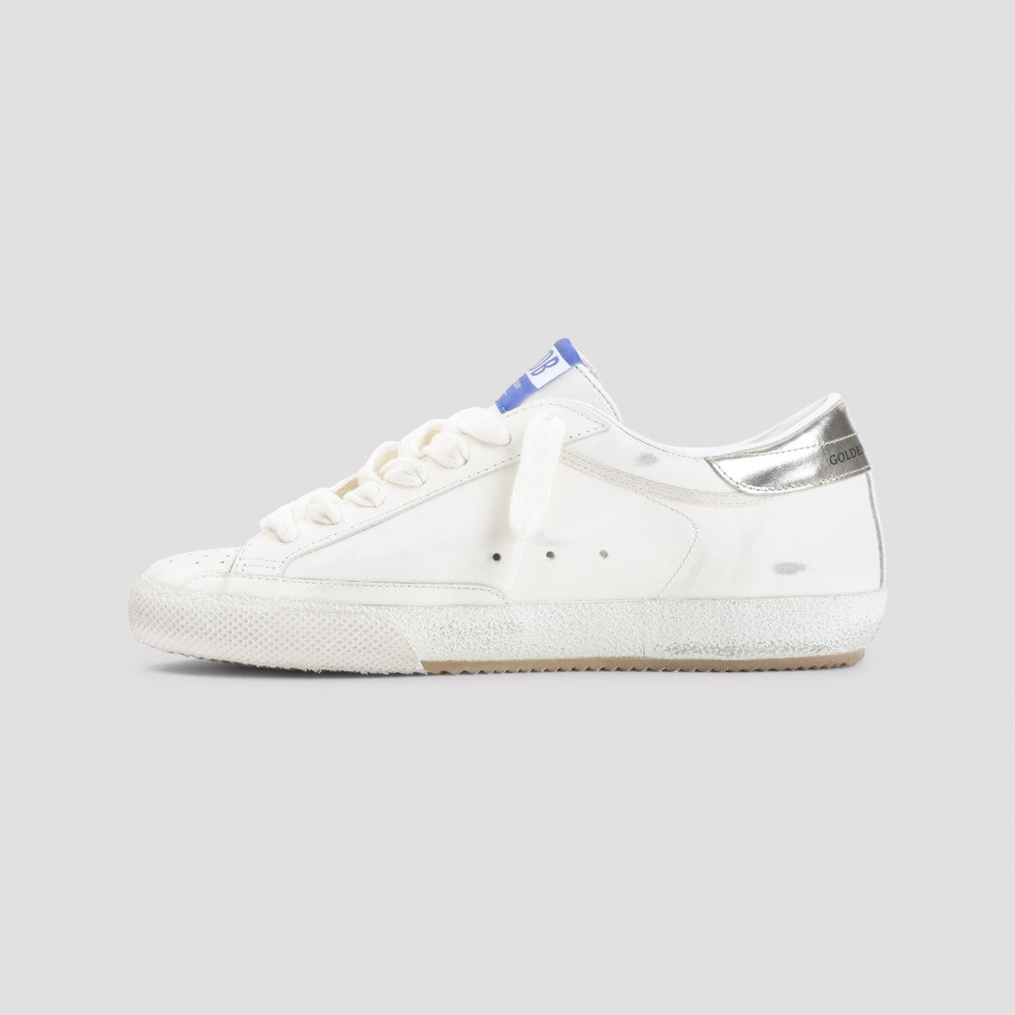 Golden Goose Low-Top Sneakers With Bold Red Star