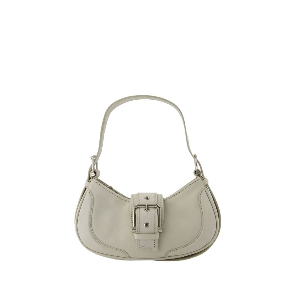 Osoi Hobo Brocle Shoulder Bag - Leather - Cream