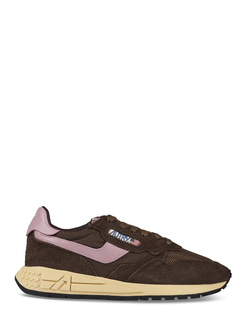 Autry Reelwind Low-Top Sneakers With Suede And Leather Combination