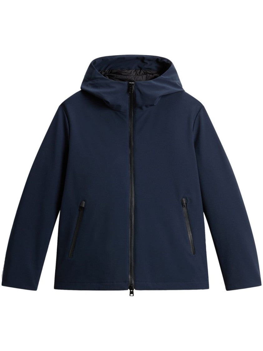 Woolrich Contemporary Blue Jacket With Silhouette