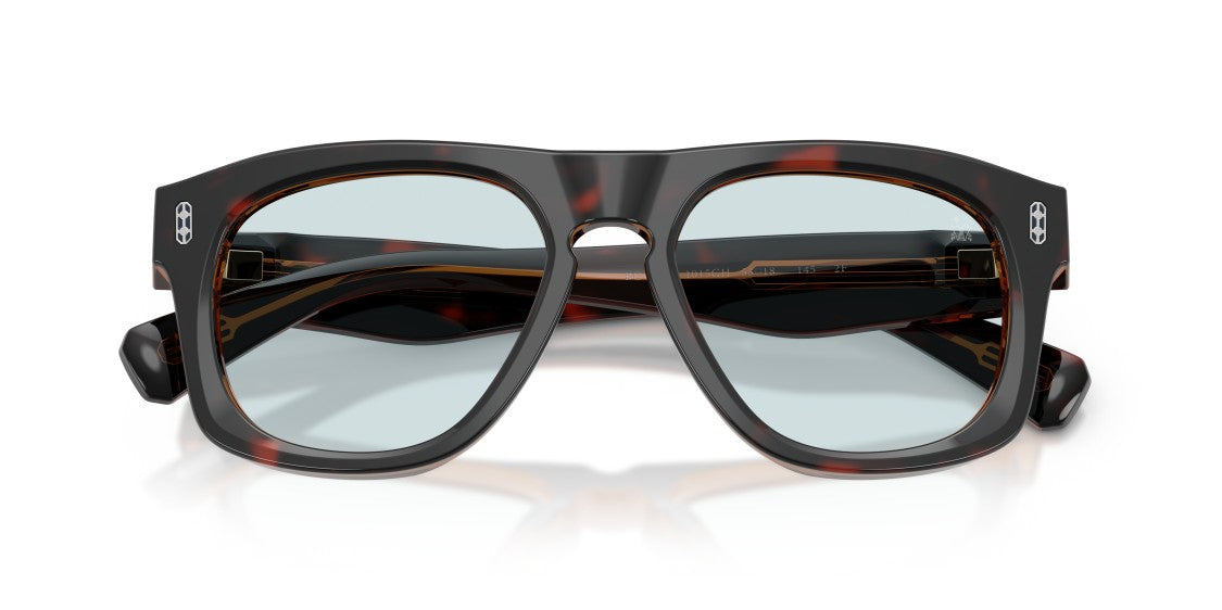 Brunello Cucinelli Tortoiseshell 0Bc4026s Acetate Oversized Sunglasses