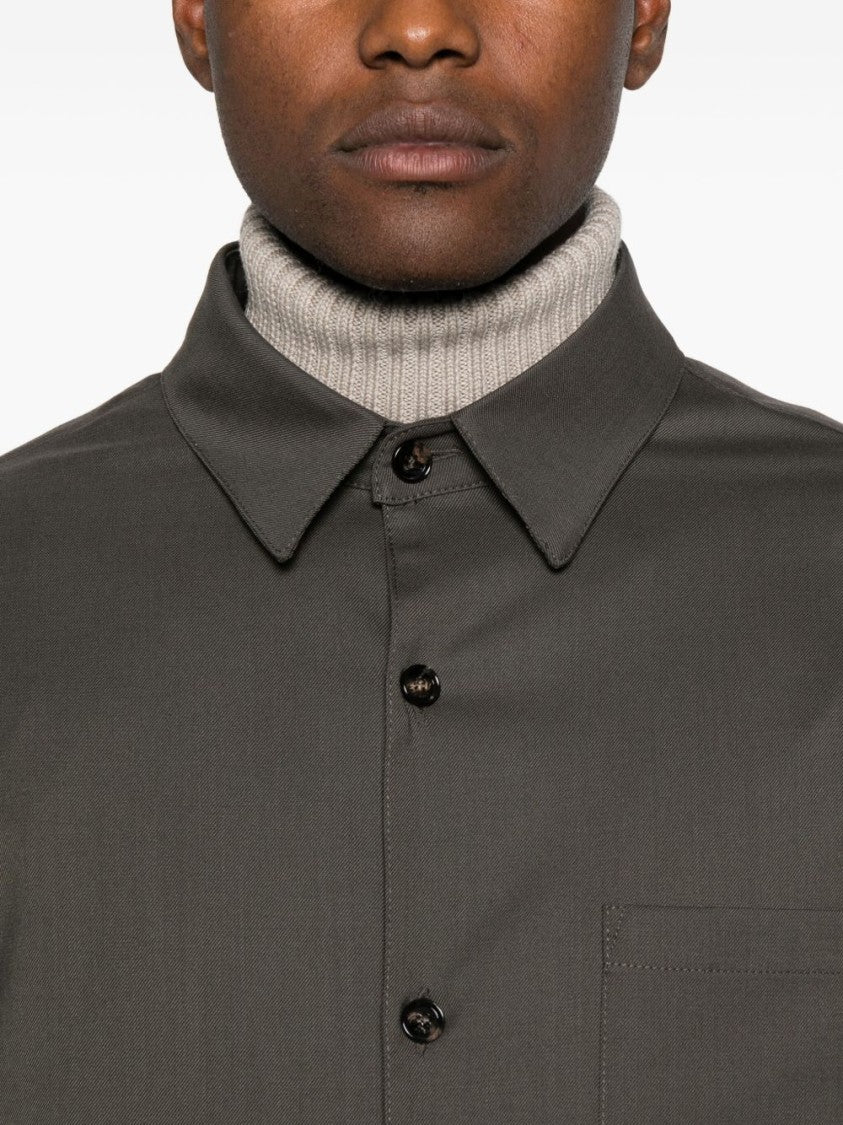 Be Able Boxy Brown Jacket With Classic Collar