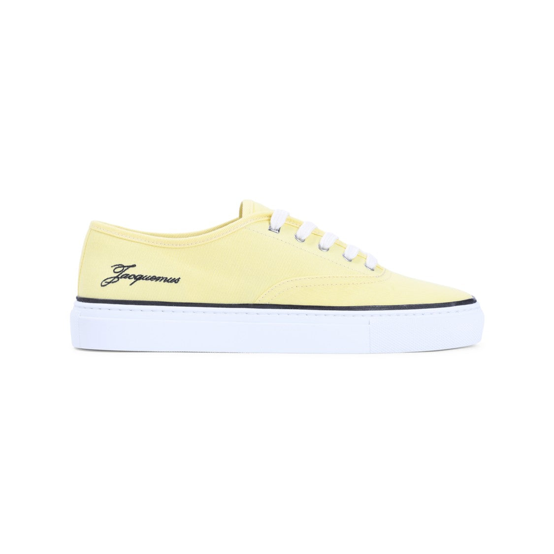 Jacquemus Yellow Orange Sneakers Cotton