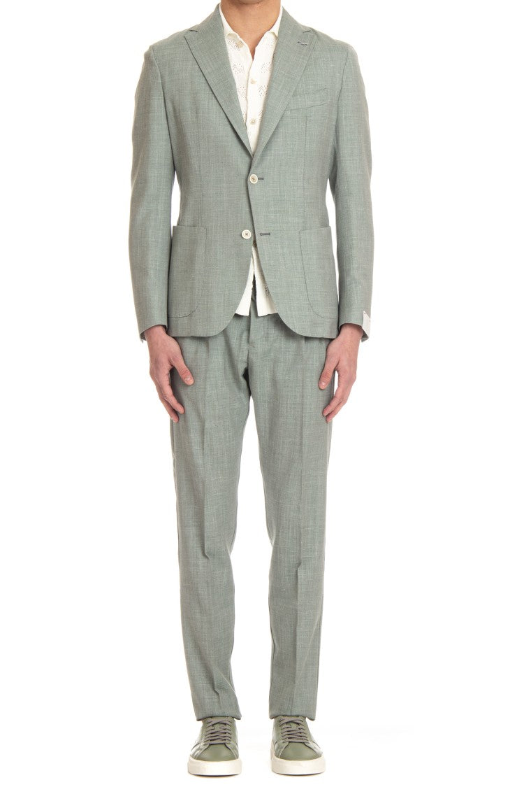 Eleventy Jogger Tailored Suit Wool-Linen-Silk Loro Piana