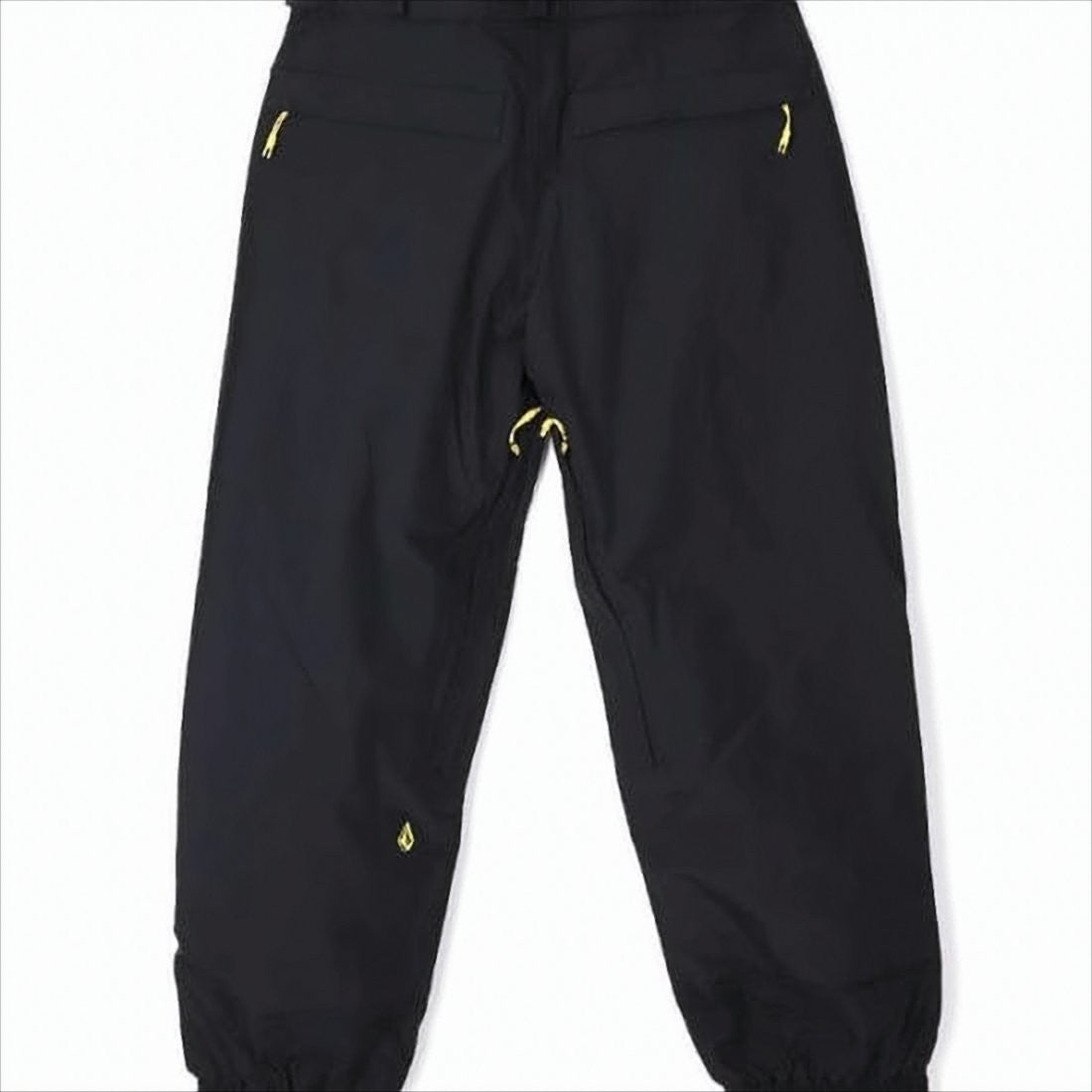 Volcom Straight Fit Black Nylon Pants With Design