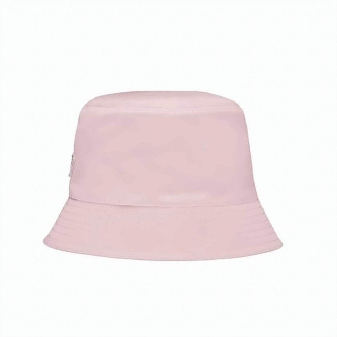 Prada Smooth Nylon Bucket Hat With Signature Logo Patch