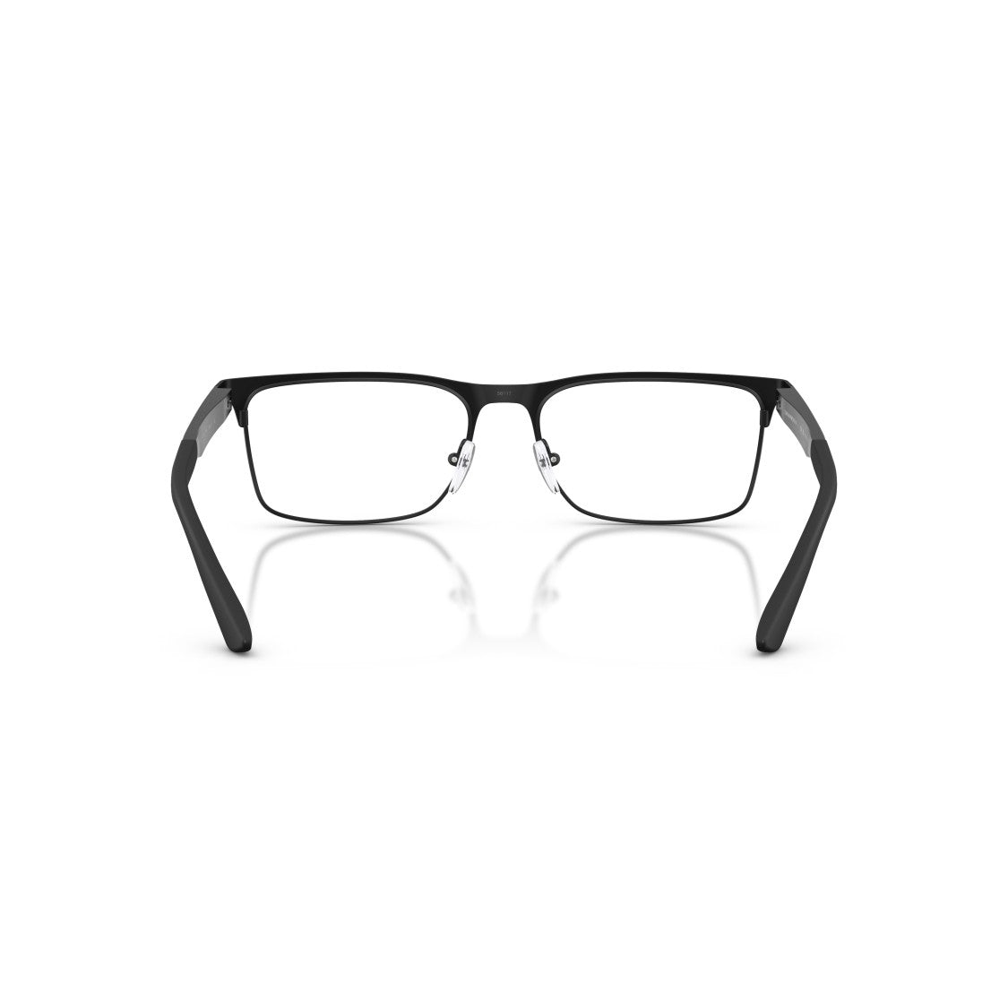 Emporio Armani 0Ea1183 Matte Black Rectangular Eyeglasses With Adjustable Nose Pads