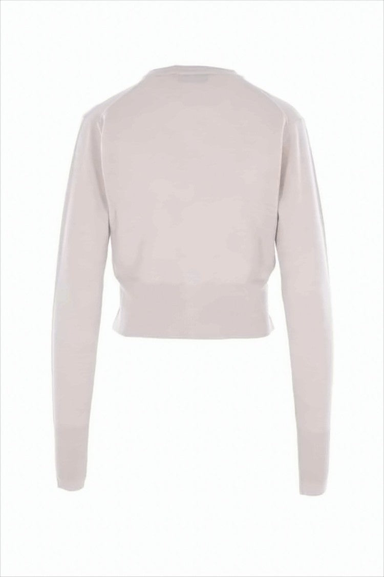 Vivienne Westwood Cropped Button-Down Cardigan With Ribbed Cuffs And Emblem