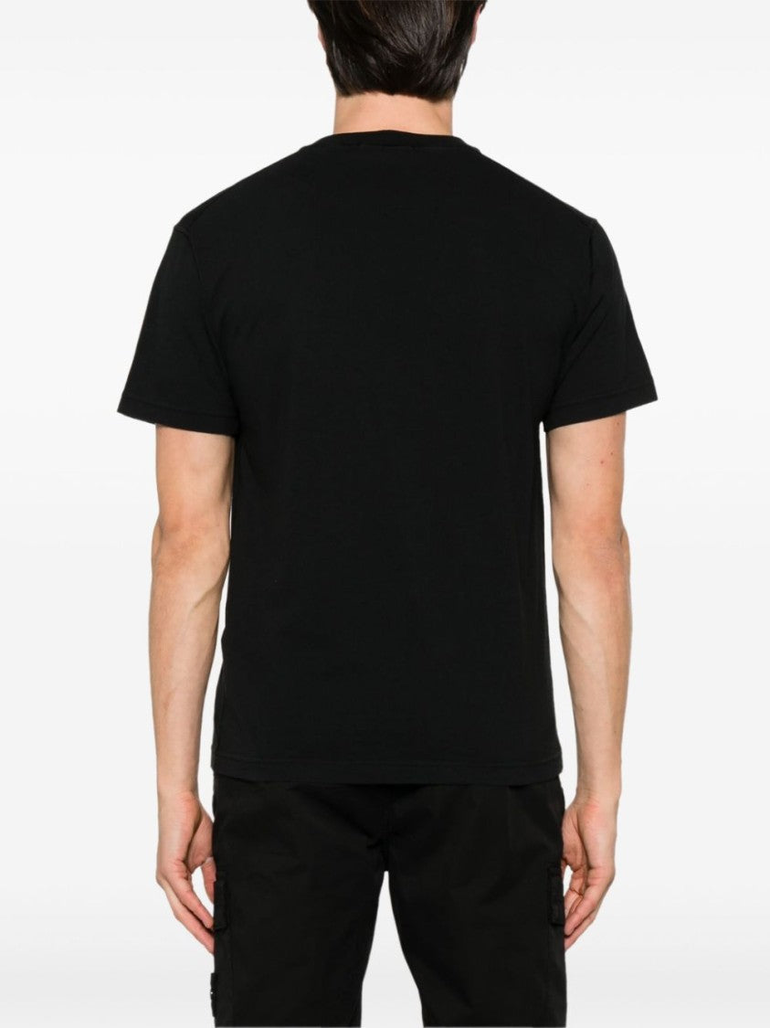 Stone Island Black Short-Sleeved T-Shirt