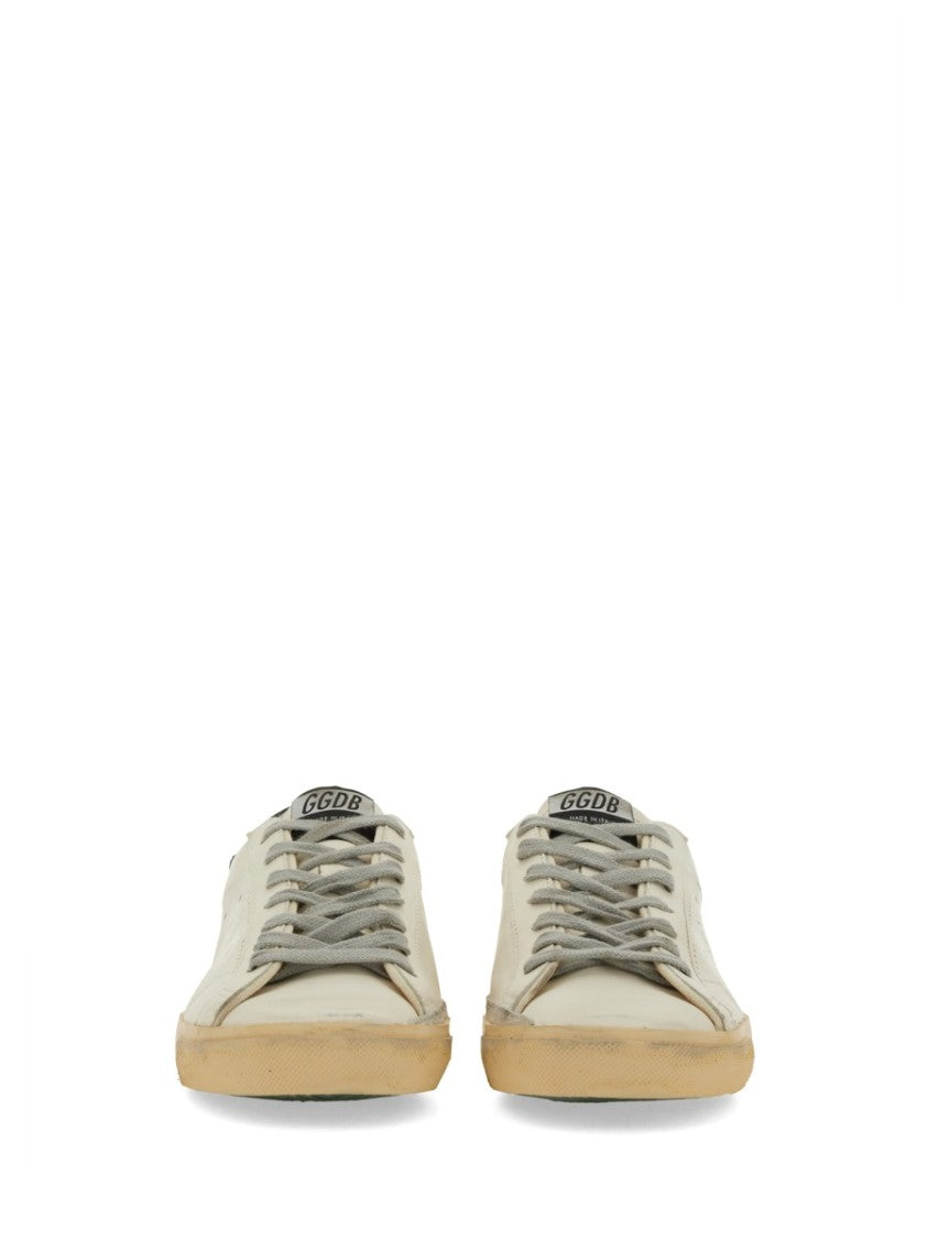 Golden Goose Superstar Distressed Leather Low-Top Sneakers