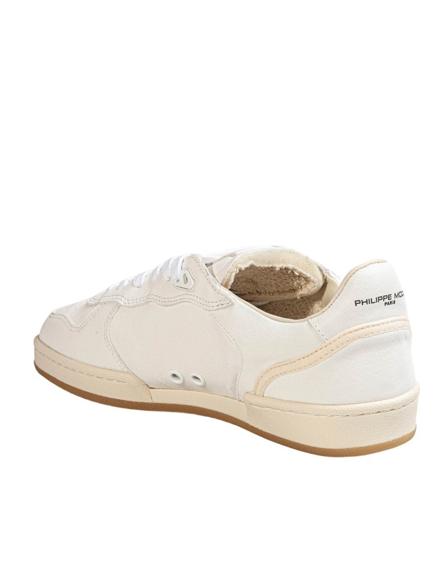 Philippe Model Pgal White Leather Sneakers