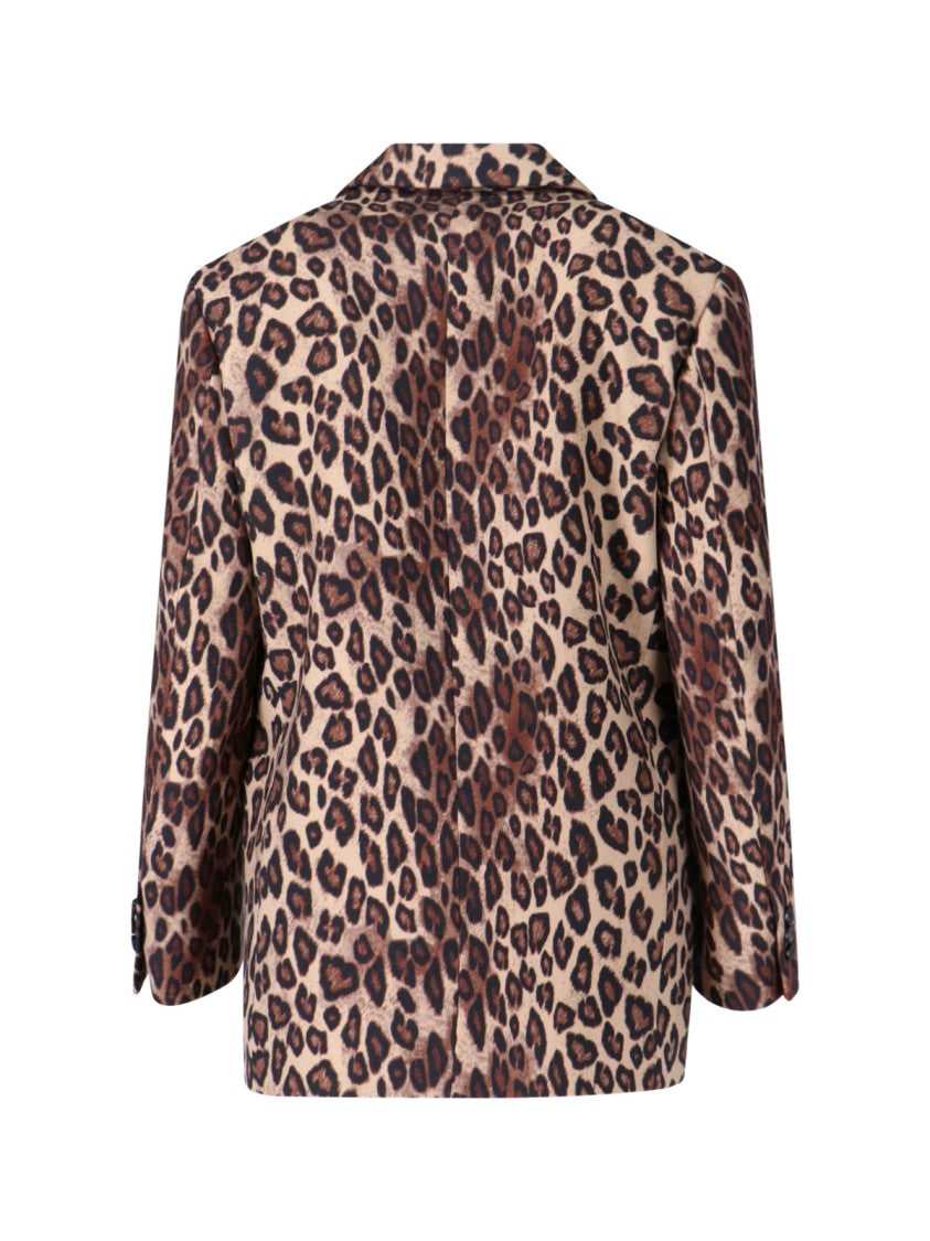 Alberto Biani Vibrant Multicolour Jacket With Structured Silhouette