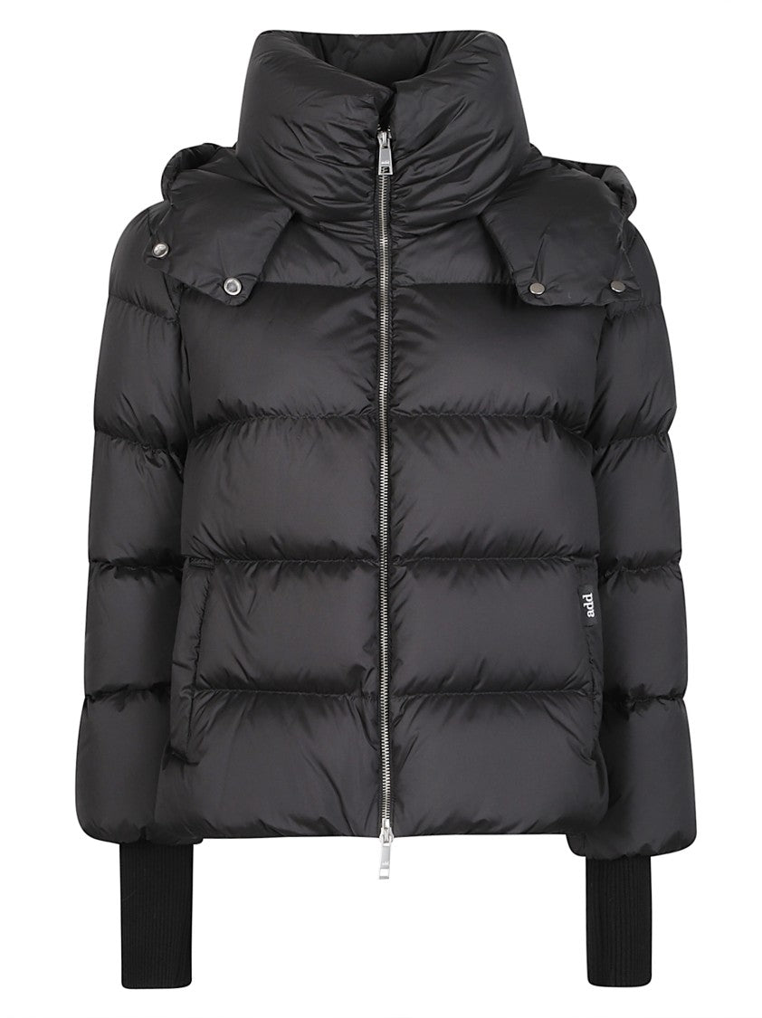 Add Short Polyester Quilted High Collar Cape