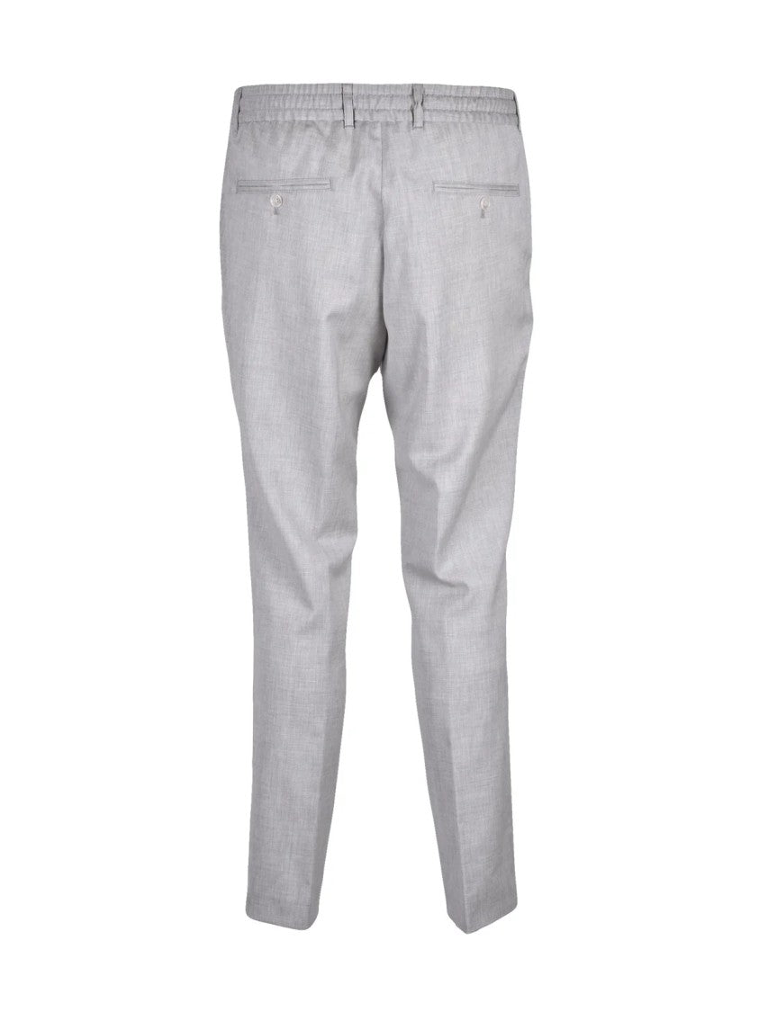 Boss Tailored Fit Trousers - Grey