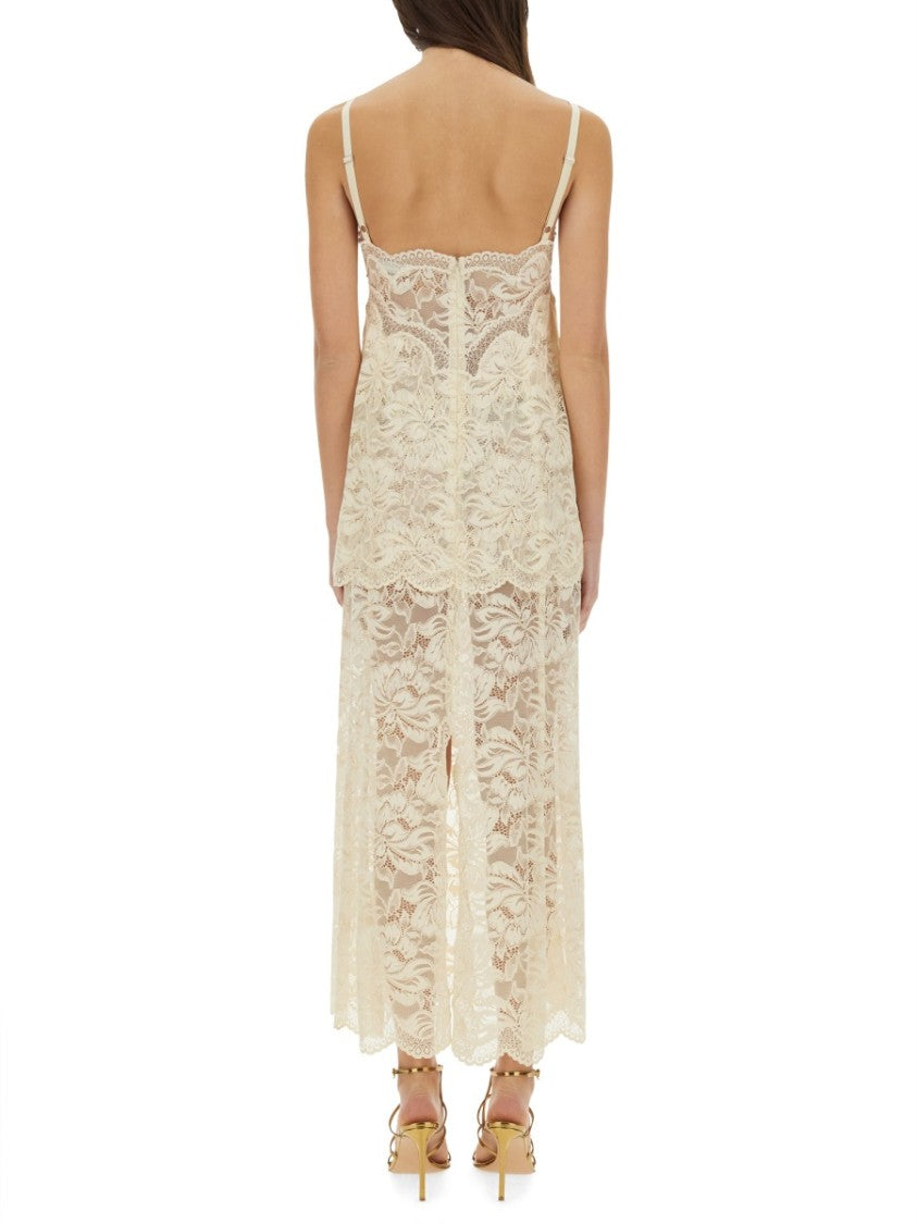 Rabanne Floral Lace Maxi Dress