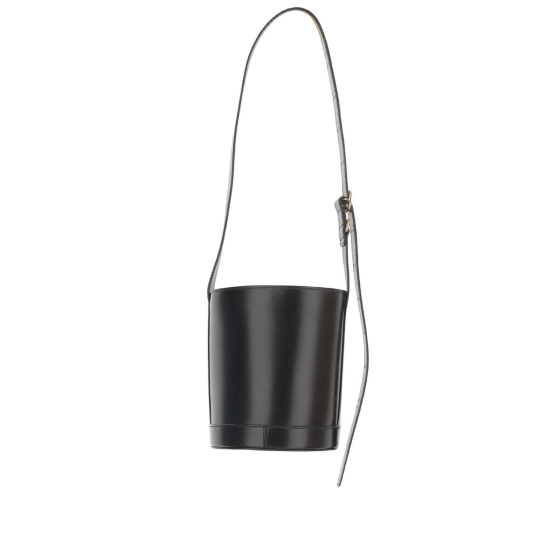 Jil Sander Calfskin Leather Bucket Bag With Adjustable Strap