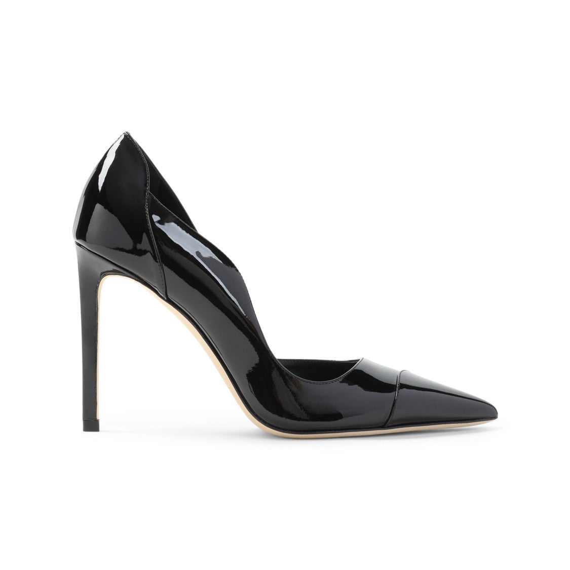Jimmy Choo Black Patent Leather Brigitte 100 Pumps