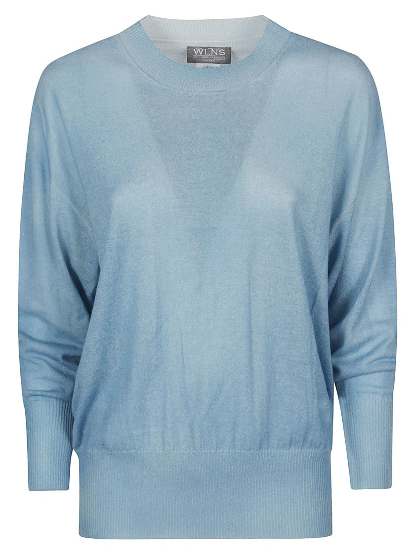 Wlns Cashmere Lana Relaxed Cashmere Round Sweater