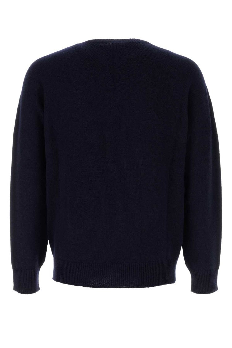 Jil Sander Midnight Blue Wool Blend Sweater