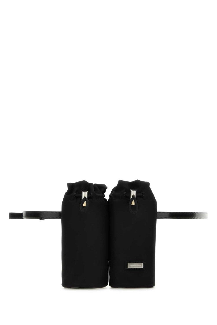 Salvatore Ferragamo Black Econyl® Belt Bag
