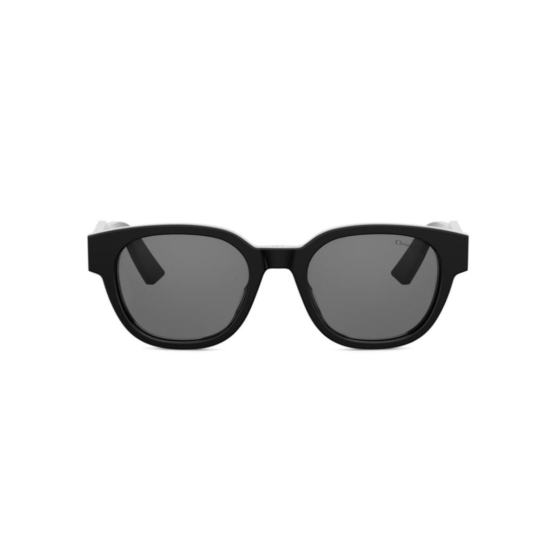 Dior Christian  Label R1i Bold Rectangular Frame Sunglasses