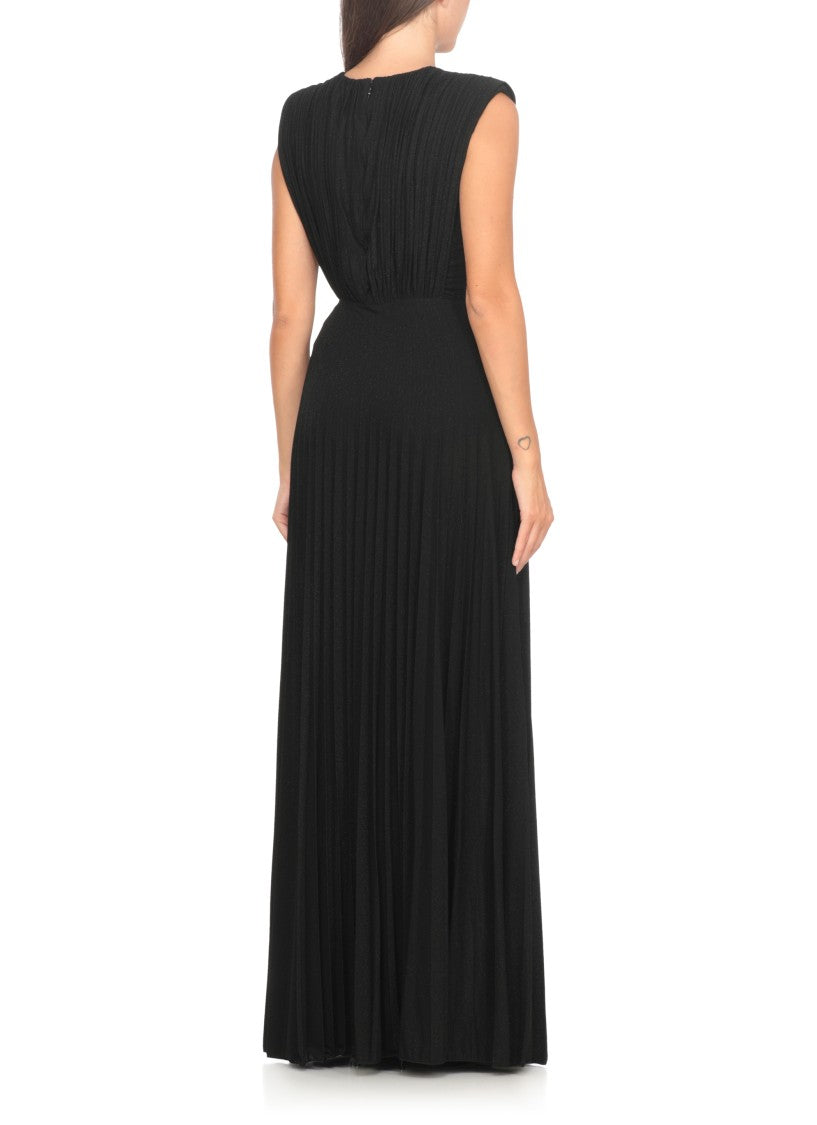 Elisabetta Franchi Lurex Red Carpet Dress