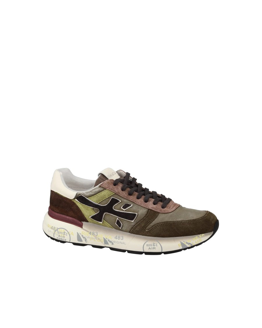 Premiata Contemporary Low-Top Sneakers With Materials